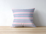 Genevieve Pink Striped Pillow