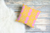 Madrid Pillow in Yellow and Pink