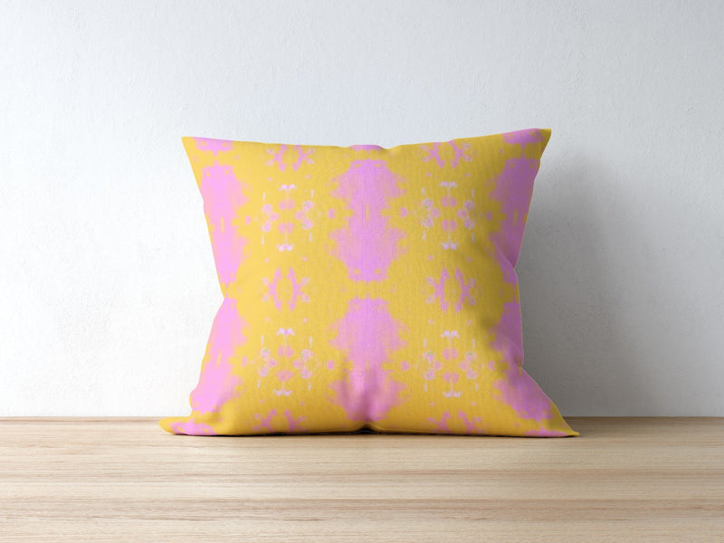 Madrid Pillow in Yellow and Pink