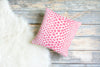 Crocodile Pillow in Pink