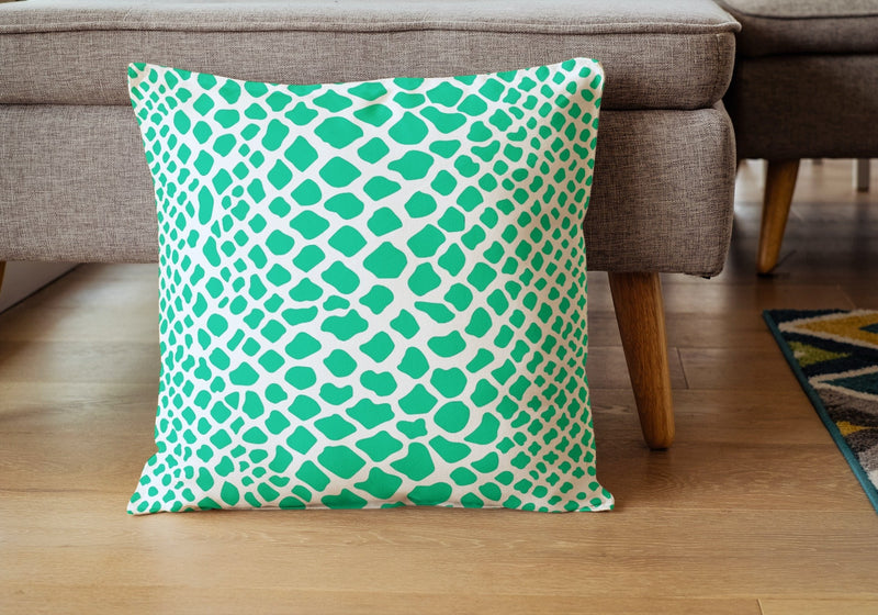 Crocodile Pillow in Green