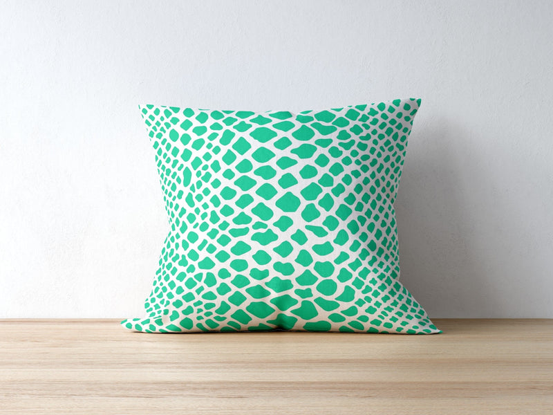 Crocodile Pillow in Green