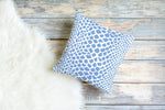 Crocodile Pillow in French Blue