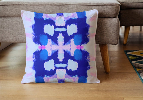 Lottie Pillow, Purple and Blue