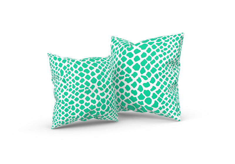 Crocodile Pillow in Green