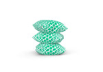 Crocodile Pillow in Green