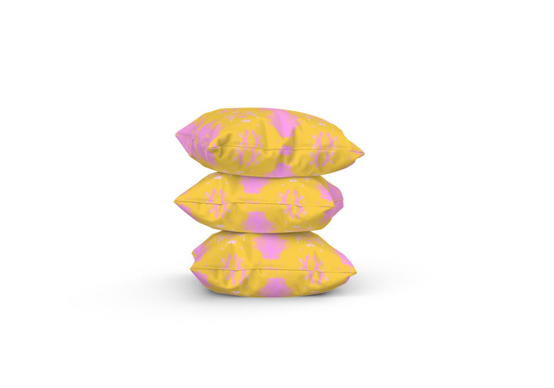 Madrid Pillow in Yellow and Pink