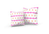 Jobin Pillow, Pink and Orange