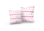 Jobin Pillow, Pink and Orange