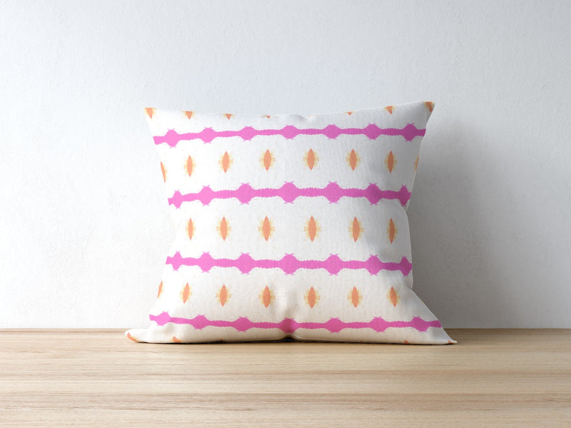 Jobin Pillow, Pink and Orange