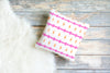 Jobin Pillow, Pink and Orange