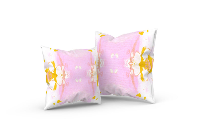 Hilton Head Pillow, Orange and Pink