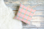 Denmark Pillow in Peachy Coral