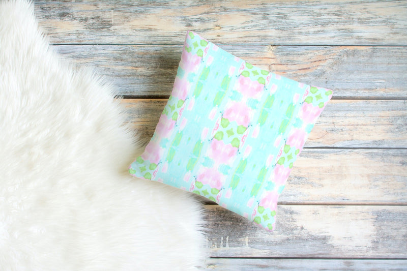 Turquoise Crush Pillow