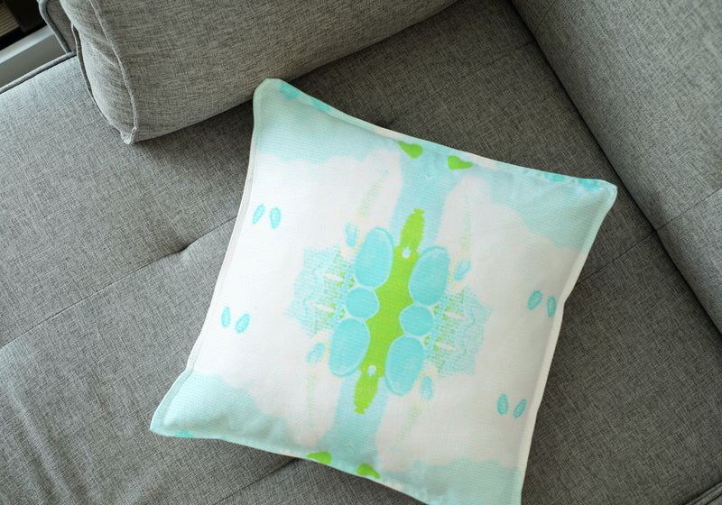 Bella Pillow in Aqua