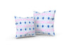 String of Pearls Pillow, Blue