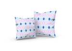 String of Pearls Pillow, Blue