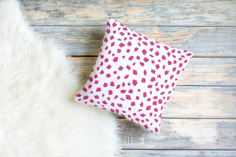 Oxford Pink Spotsy Pillow