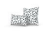 Spotsy Pillow in White and Black