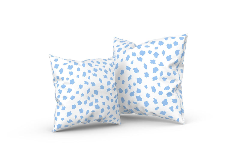 Spotsy Pillow in French Blue