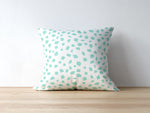 Spotsy Pillow in Turquoise