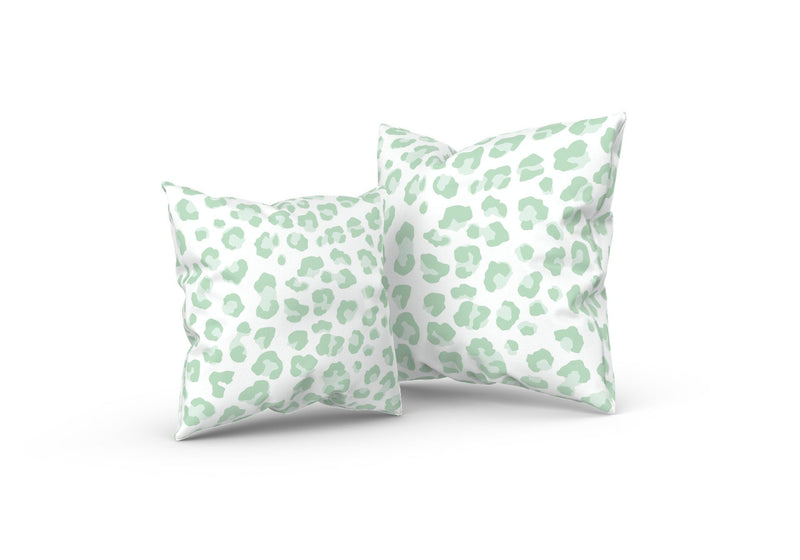 Leopold Leopard Pillow, Green