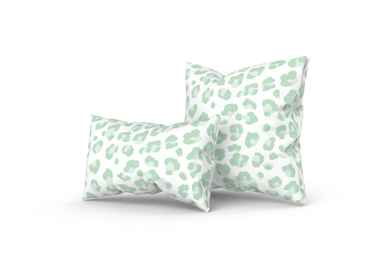 Leopold Leopard Pillow, Green