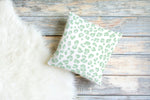 Leopold Leopard Pillow, Green