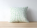 Leopold Leopard Pillow, Green