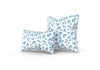 Leopold Leopard Pillow, Blue