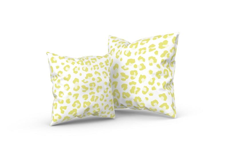 Leopold Leopard Pillow, Yellow