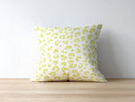 Leopold Leopard Pillow, Yellow