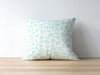 Leopold Leopard Pillow, Aqua