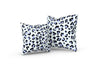 Leopold Leopard Pillow, Black and Purple