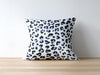 Leopold Leopard Pillow, Black and Purple