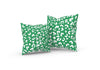 Leopold Leopard Pillow, Green and White