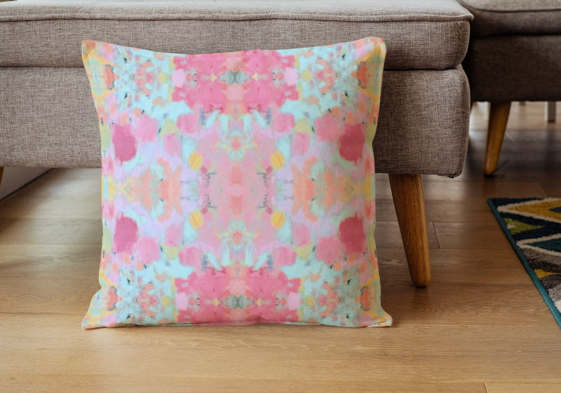 Oxford Pink Strawberry Fields Pillow