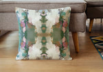 Oxford Pink Green Forest Pillow