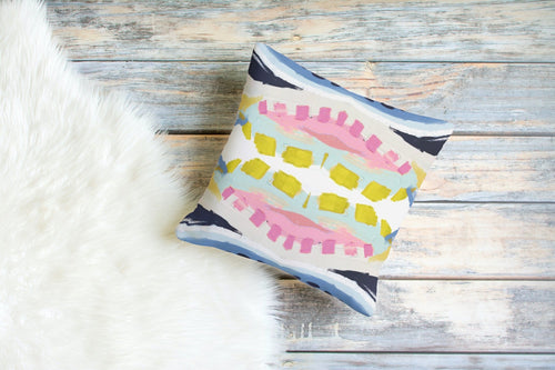 Oxford Pink Yellow Submarine Pillow