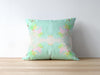 Oxford Pink Selena Pillow in Aqua