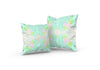 Oxford Pink Selena Pillow in Aqua