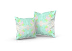 Oxford Pink Selena Pillow in Aqua