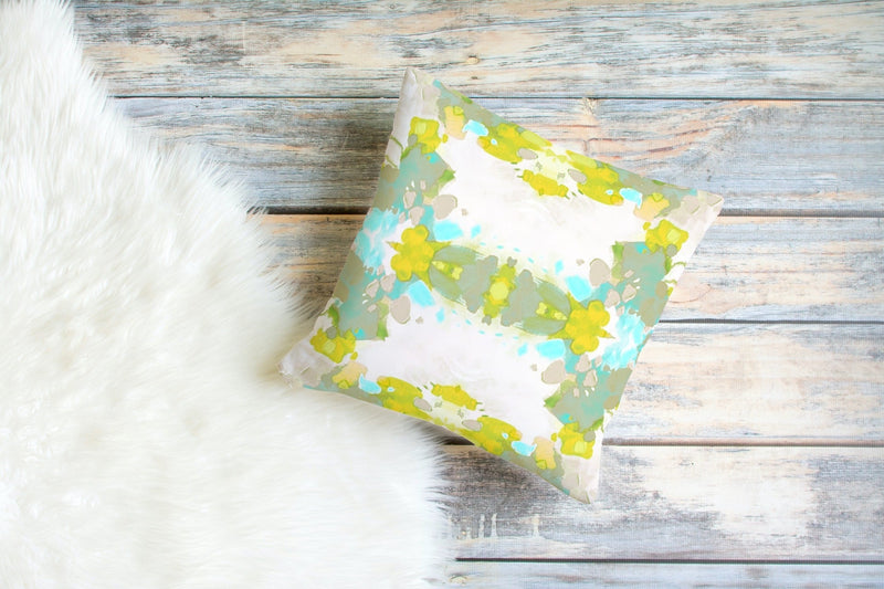 Oxford Pink Margo Pillow in Yellow