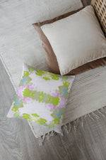 Oxford Pink Champagne Garden Pillow in Pink