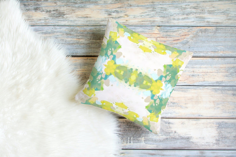 Champagne Garden Pillow