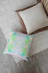 Oxford Pink Rainbow Bright Pillow in Teal