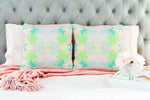 Oxford Pink Rainbow Bright Pillow in Teal