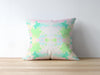 Oxford Pink Rainbow Bright Pillow in Teal