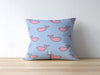 Oxford Pink Whale Tail Pillow