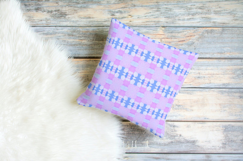 Oxford Pink Purple Spring Pillow